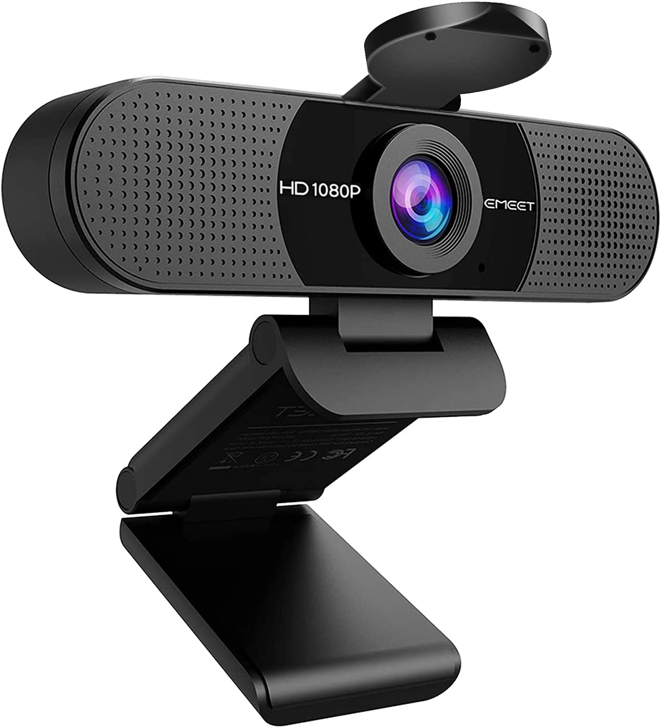 1080P Webcam with Microphone, C960 Web Camera, 2 Mics Streaming Webcam with Privacy Cover, 90°View Computer Camera, Plug&Play USB Webcam for Calls/Conference, Zoom/Skype/YouTube, Laptop/Desktop