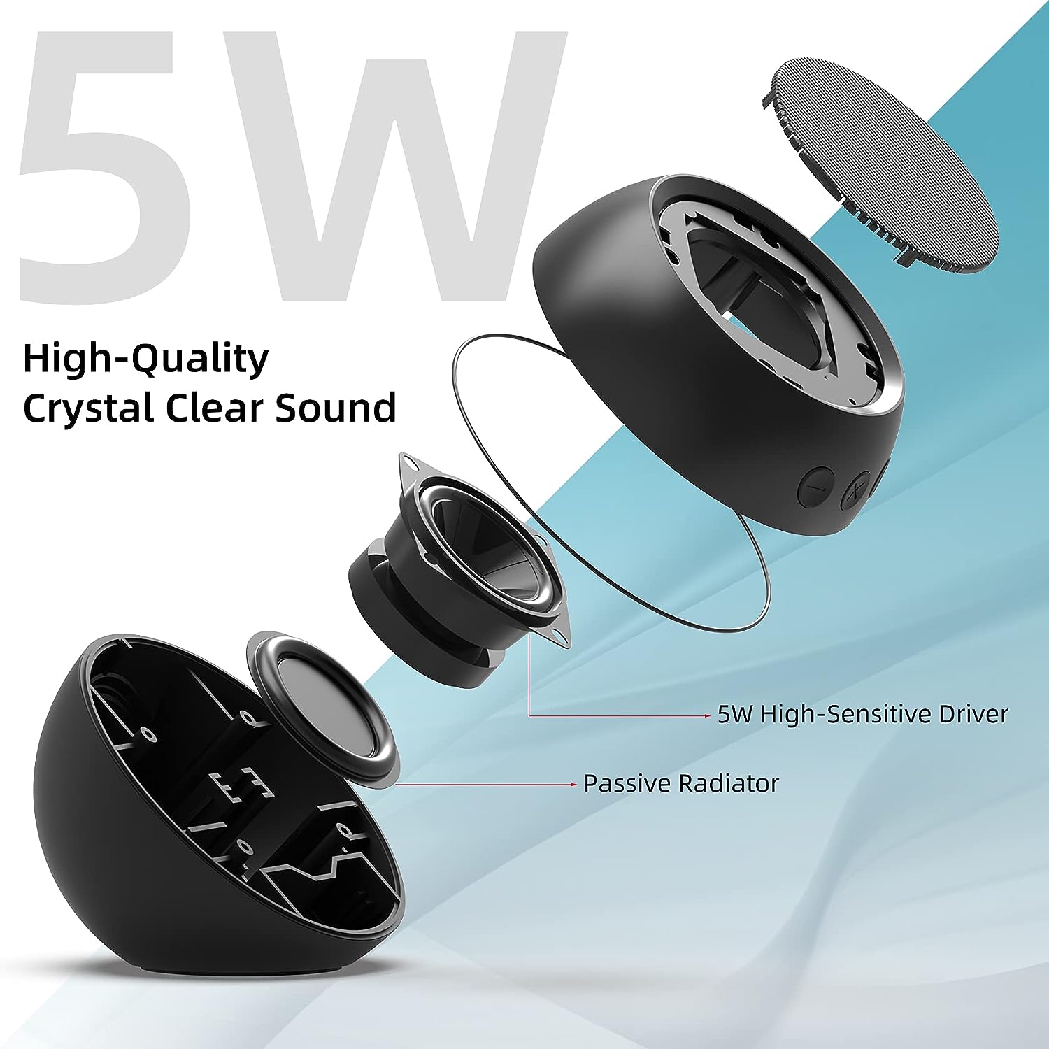 USB Computer Speaker for Laptop, Desktop, PC, USB-Powered External Speaker with Crystal Clear Sound, Loud Volume, Rich Bass, Direct Volume Control