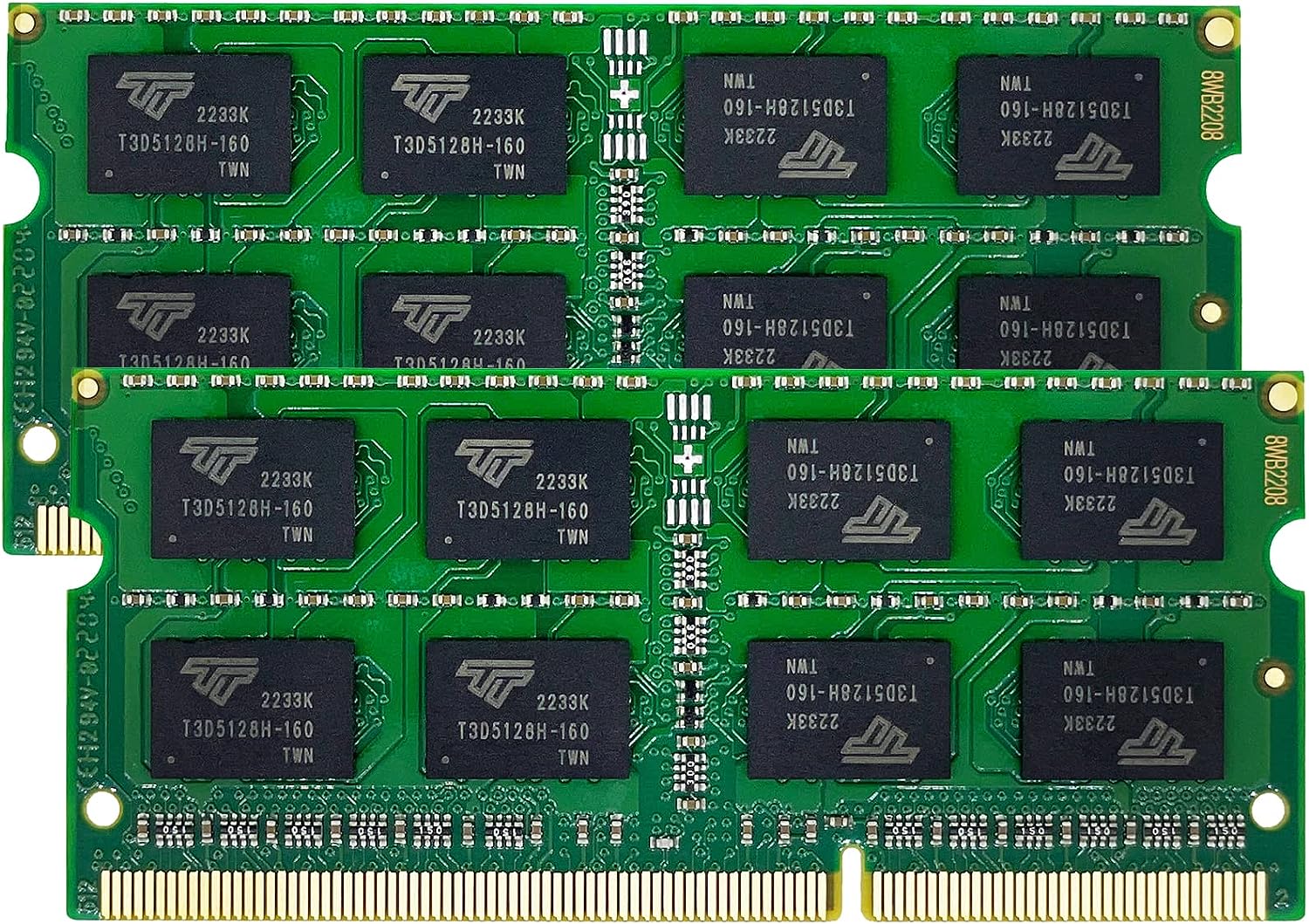 16GB KIT(2x8GB) DDR3L / DDR3 1600MHz (DDR3L-1600) PC3L-12800 / PC3-12800 Non-ECC Unbuffered 1.35V/1.5V CL11 2Rx8 Dual Rank 204 Pin SODIMM Laptop Notebook PC Computer Memory RAM Module Upgrade